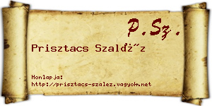 Prisztacs Szaléz névjegykártya
